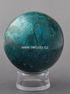 chrysocolla, sphere