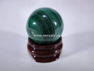 malachite, sphere