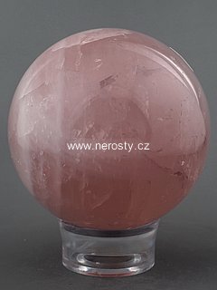 rose quartz, sphere