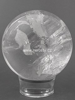 rock crystal, sphere