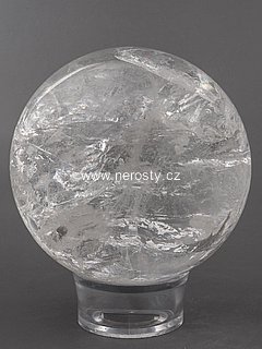 rock crystal, sphere