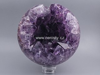 amethyst, sphere