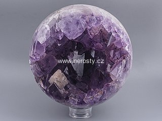 amethyst, sphere