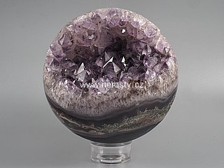 amethyst, sphere