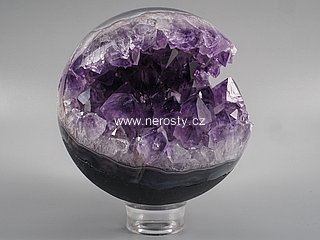 amethyst, sphere