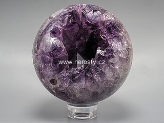 amethyst, sphere