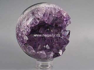 amethyst, sphere