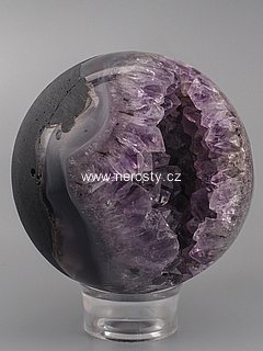 amethyst, sphere