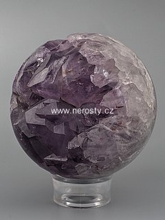 amethyst, sphere