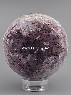 amethyst, sphere