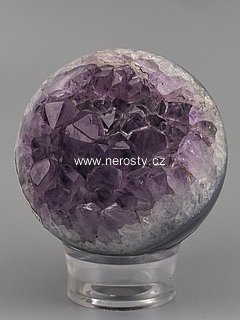 amethyst, sphere