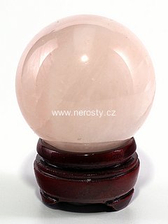 rose quartz, sphere