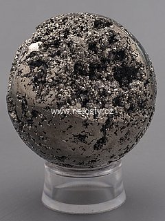 pyrite, sphere