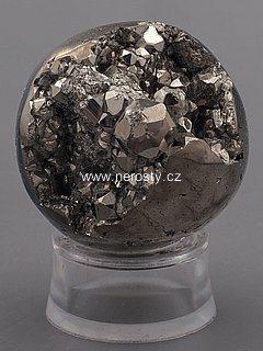 pyrite, sphere