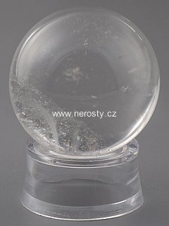 rock crystal, sphere