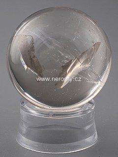 rock crystal, sphere