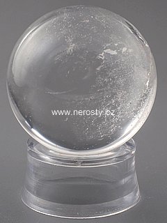 rock crystal, sphere