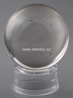 rock crystal, sphere