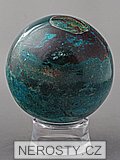 chrysocolla, sphere