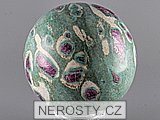 ruby, fuchsite