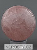 rose quartz, sphere