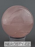 rose quartz, sphere