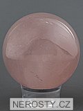 rose quartz, sphere