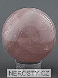 rose quartz, sphere