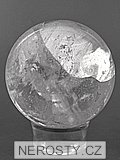 rock crystal, sphere