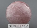 rose quartz, sphere