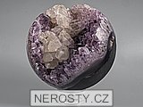 amethyst, calcite