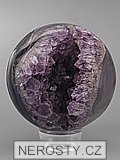 amethyst, sphere