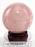 rose quartz, sphere