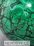 malachite, sphere