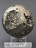 pyrite, sphere