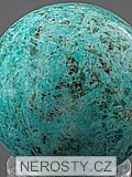 chrysocolla, sphere