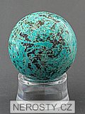 chrysocolla, sphere