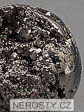 pyrite, sphere