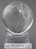 rock crystal, sphere