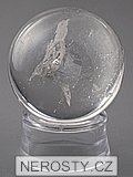 rock crystal, sphere