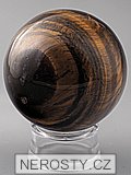 tiger eye, sphere